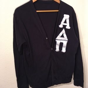 Alpha Delta Pi letter cardigan